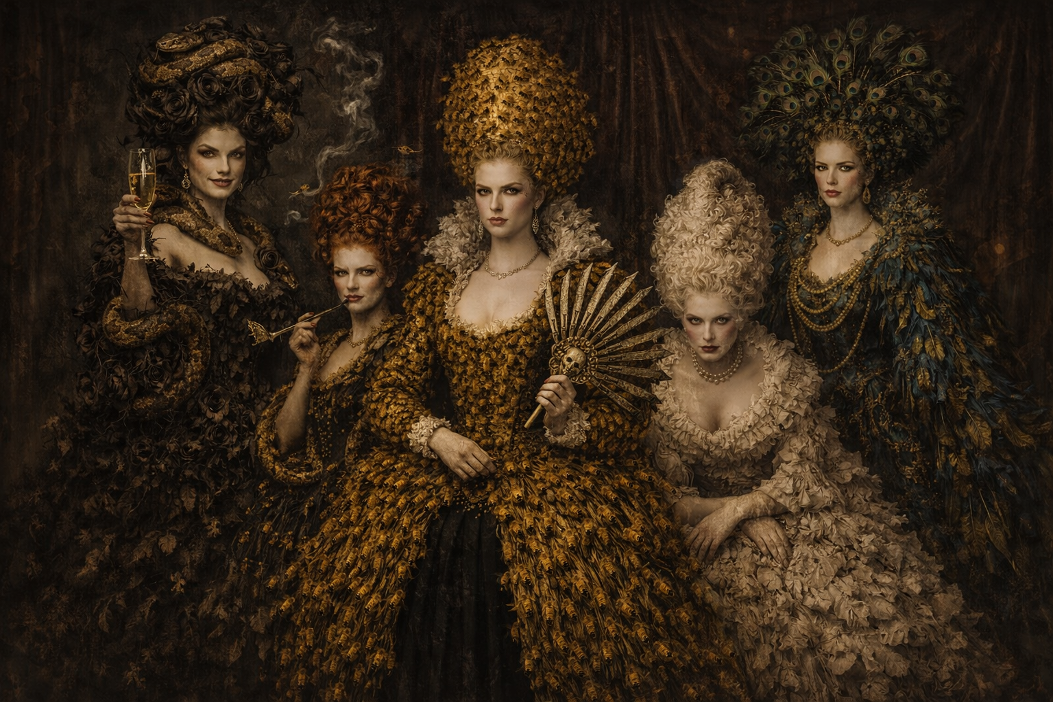 The Woman Holding Court