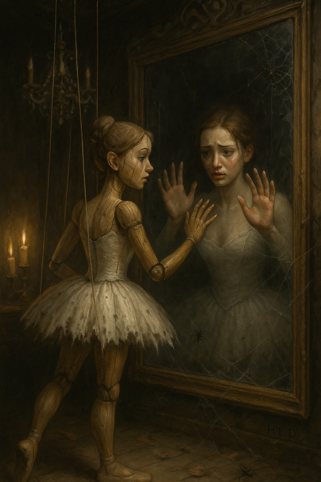 She Practices Facing Herself