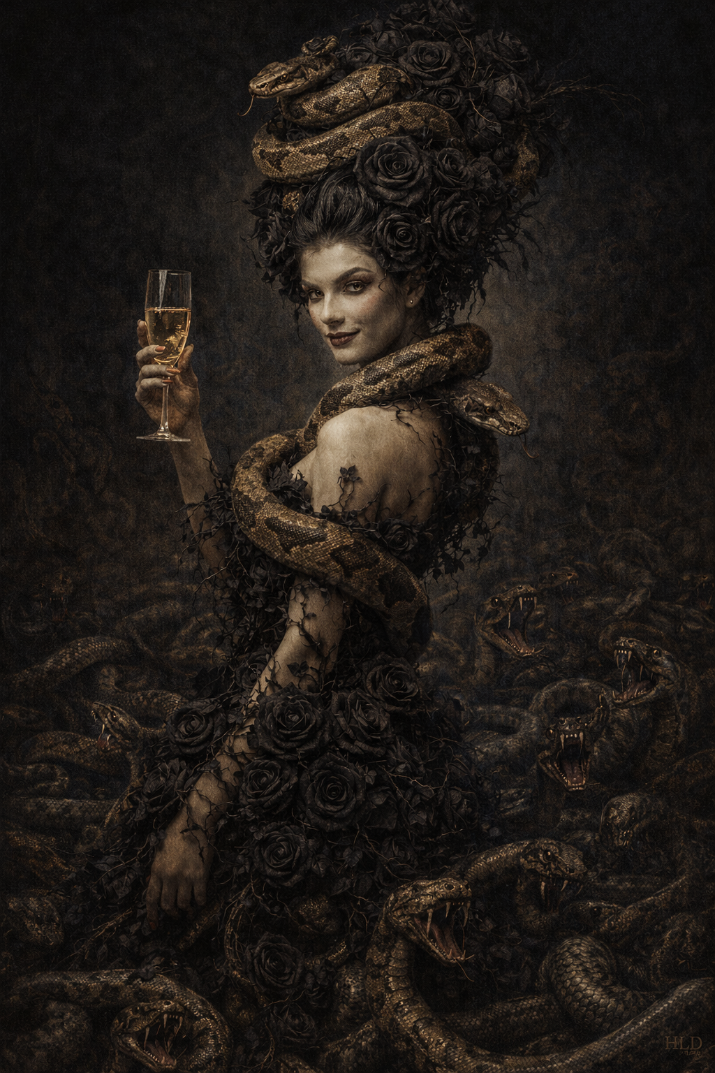 The Serpent Hostess - The Woman Holding Court