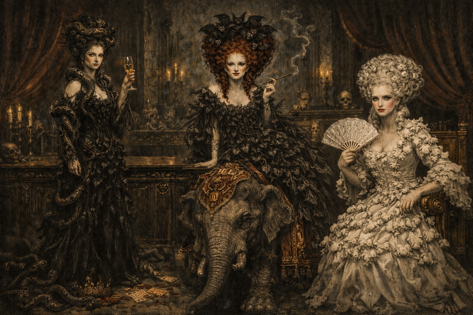 The First Damnation - The Woman Holding Court